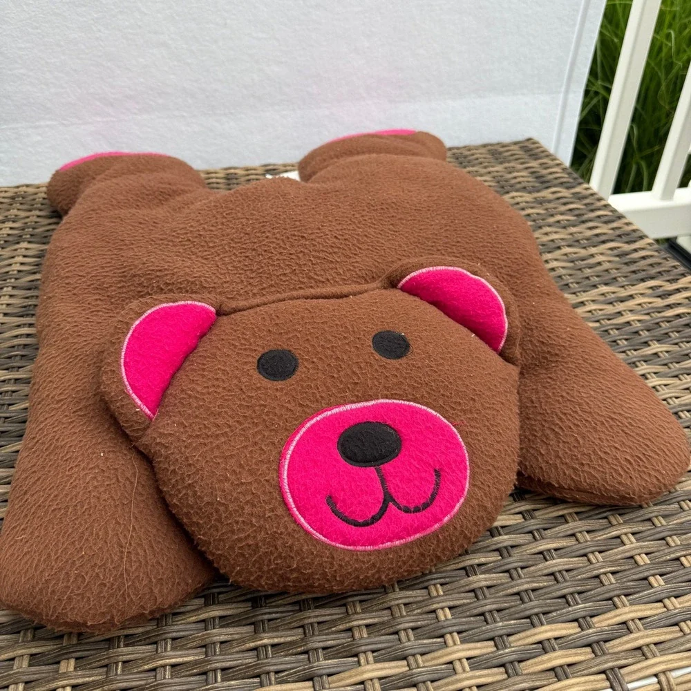Vintage KKH Corp Bear Animal Shaped Plush Pillow 25